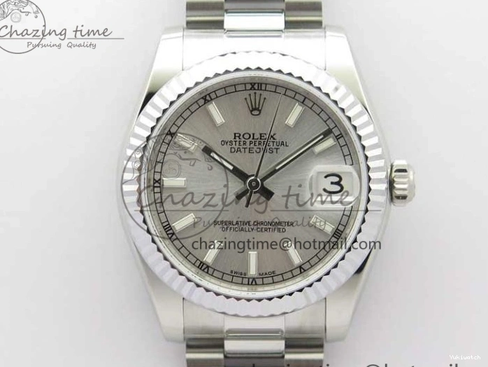 Bracelet SEIKO on President Best 31mm Stick NH05A SS Dial SS 178274 Datejust Silver GSF Markers Edition 0115